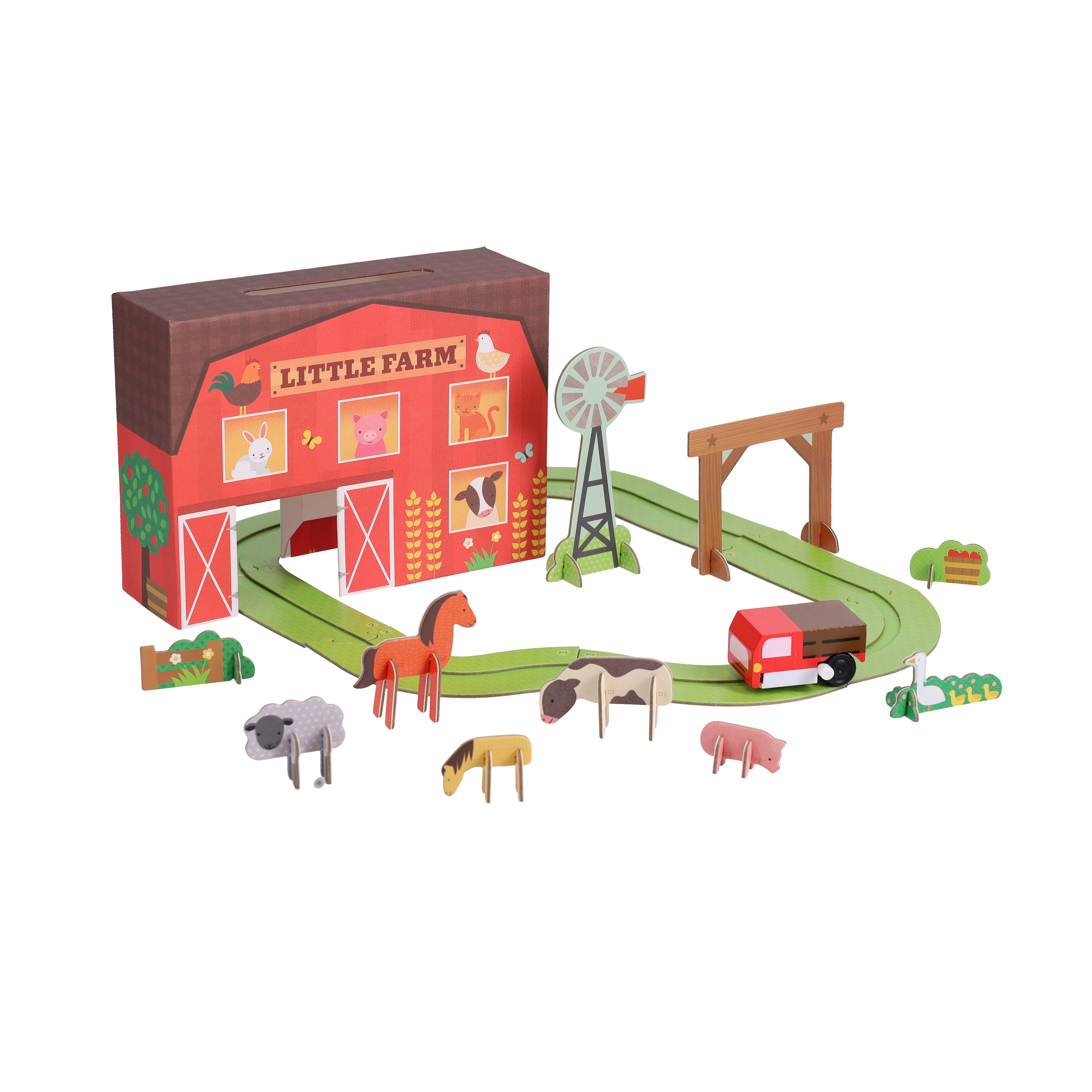 Wind Up & Go Little Farm Play Set