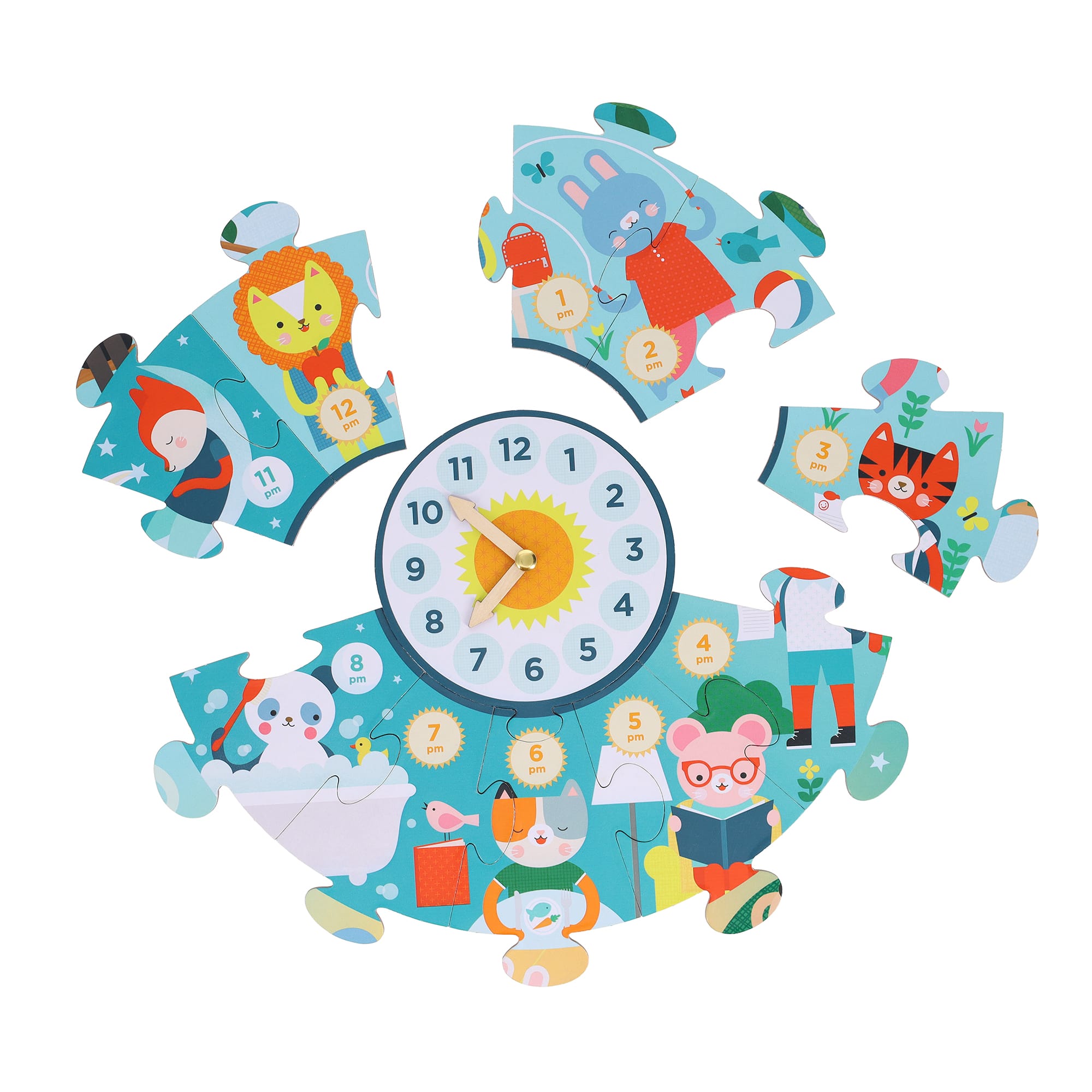 Telling the Time 25-Piece Floor Puzzle