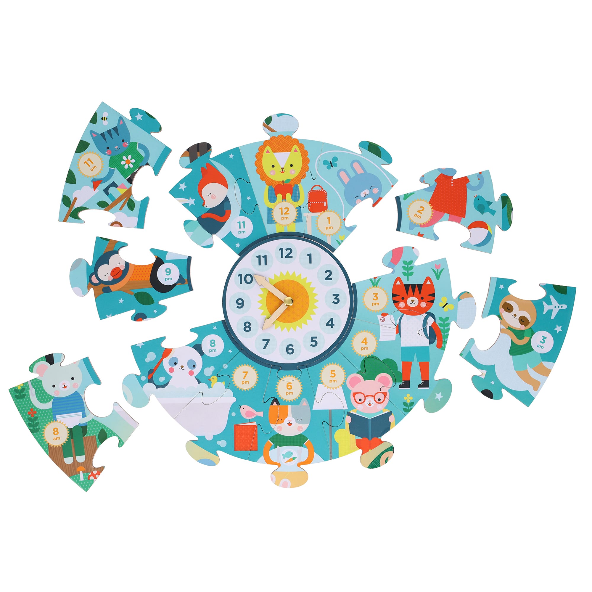 Telling the Time 25-Piece Floor Puzzle