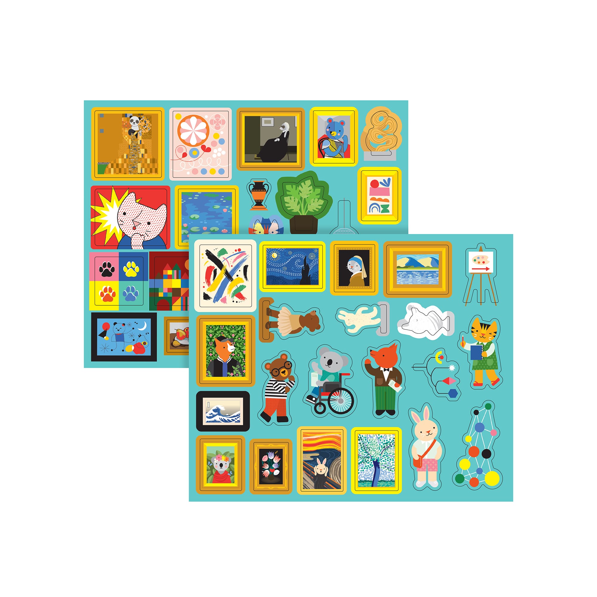 Magnetic Play Scene: My Museum