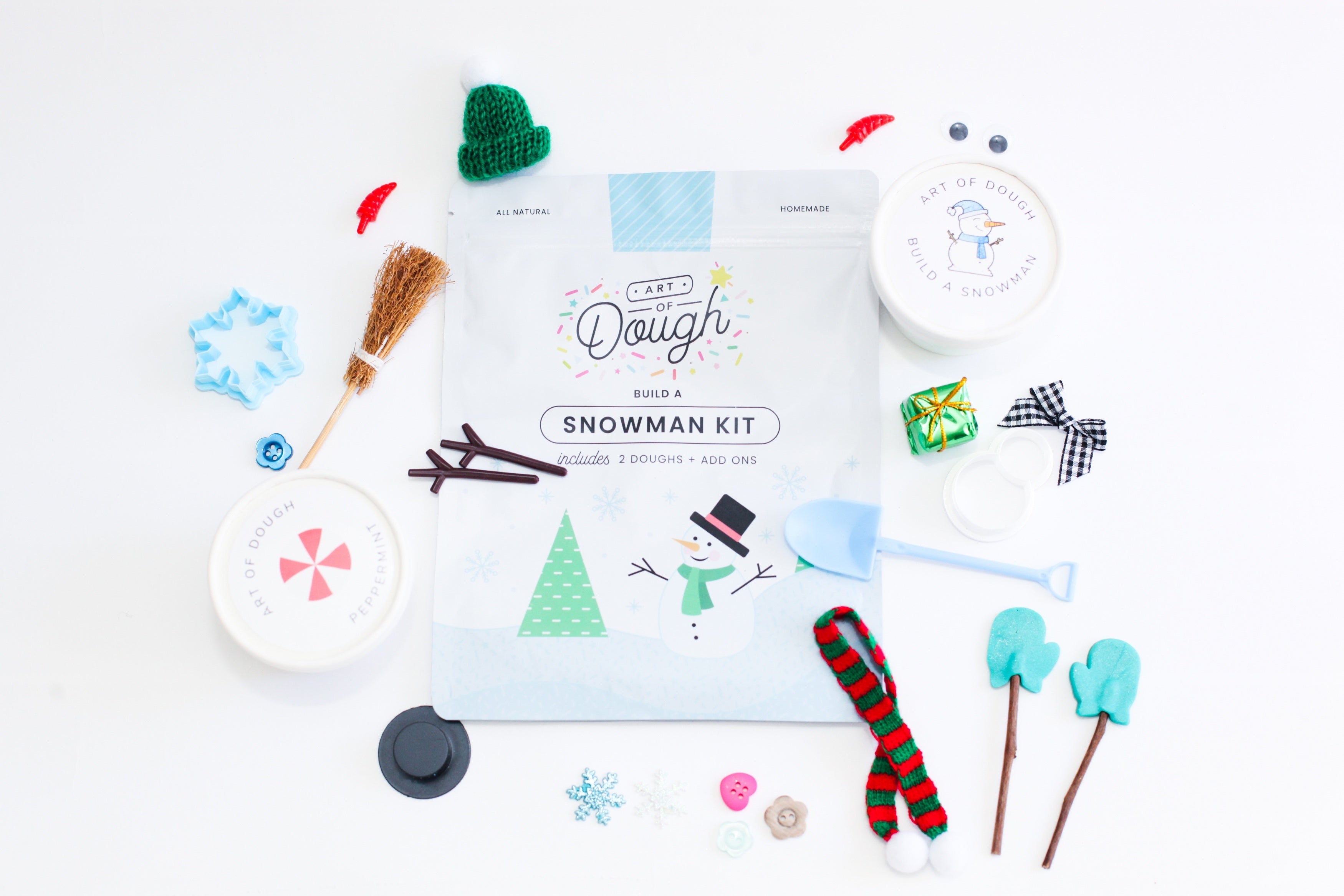 Build a Snowman Dough Pouch