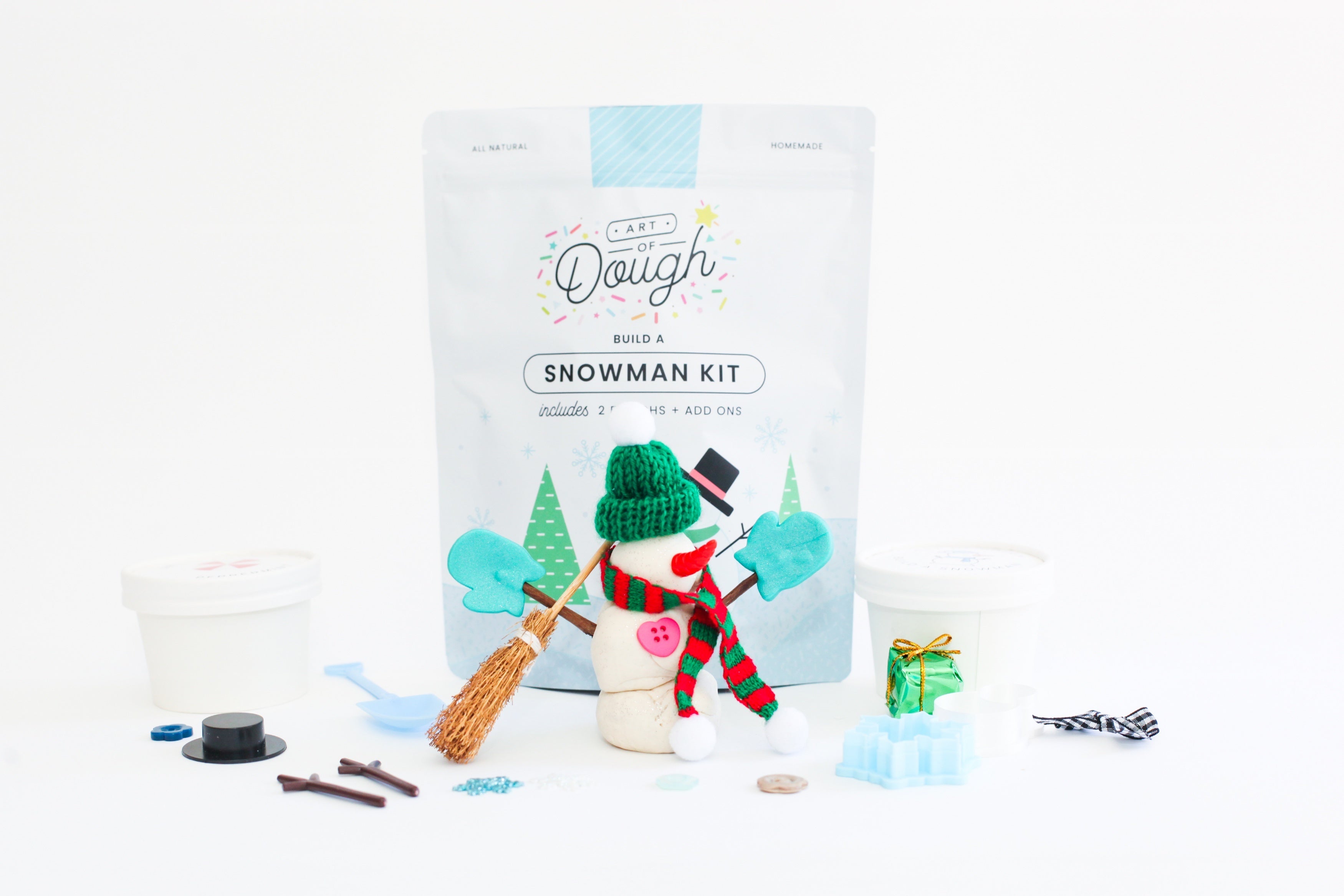 Build a Snowman Dough Pouch