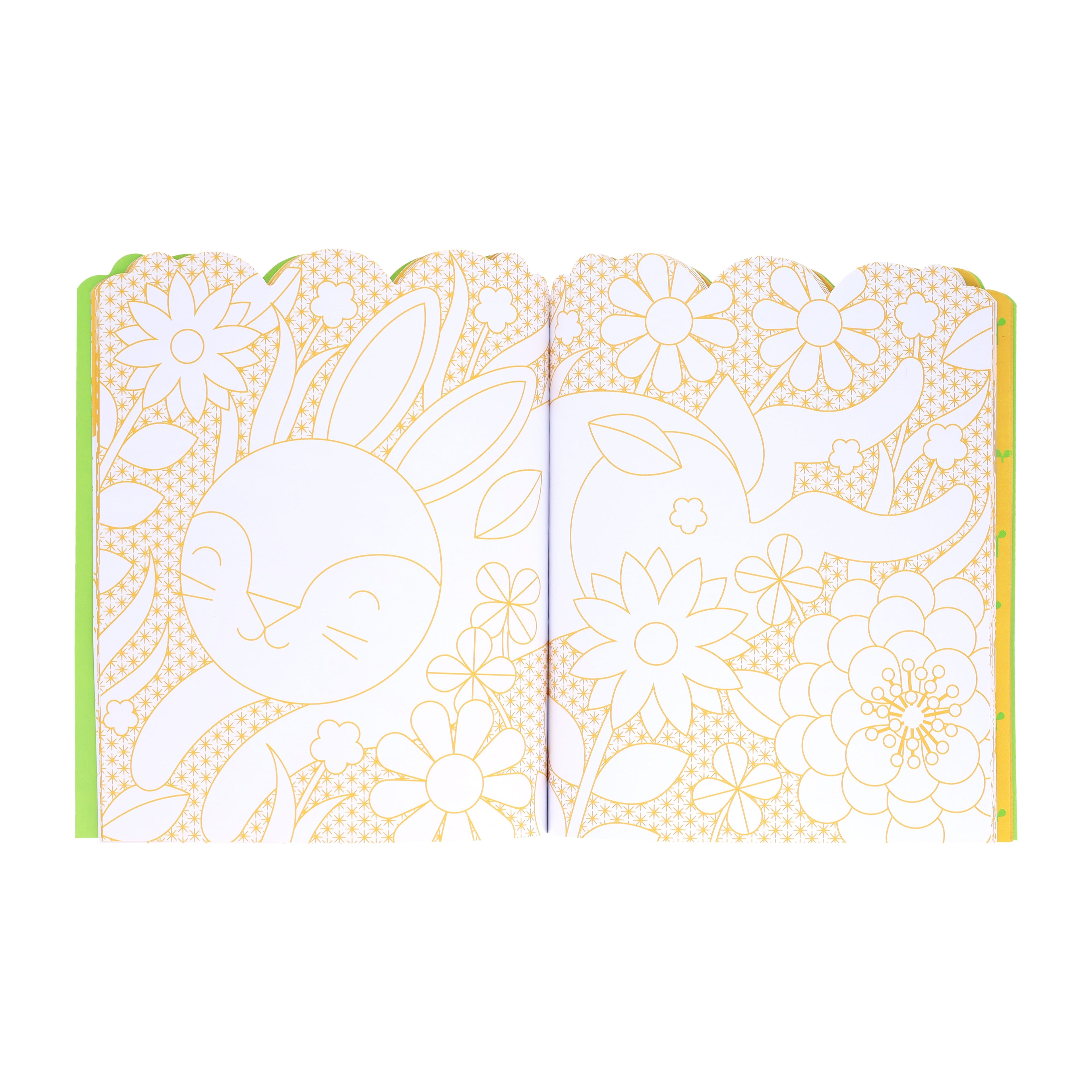 Bunnies Coloring Book + Stickers