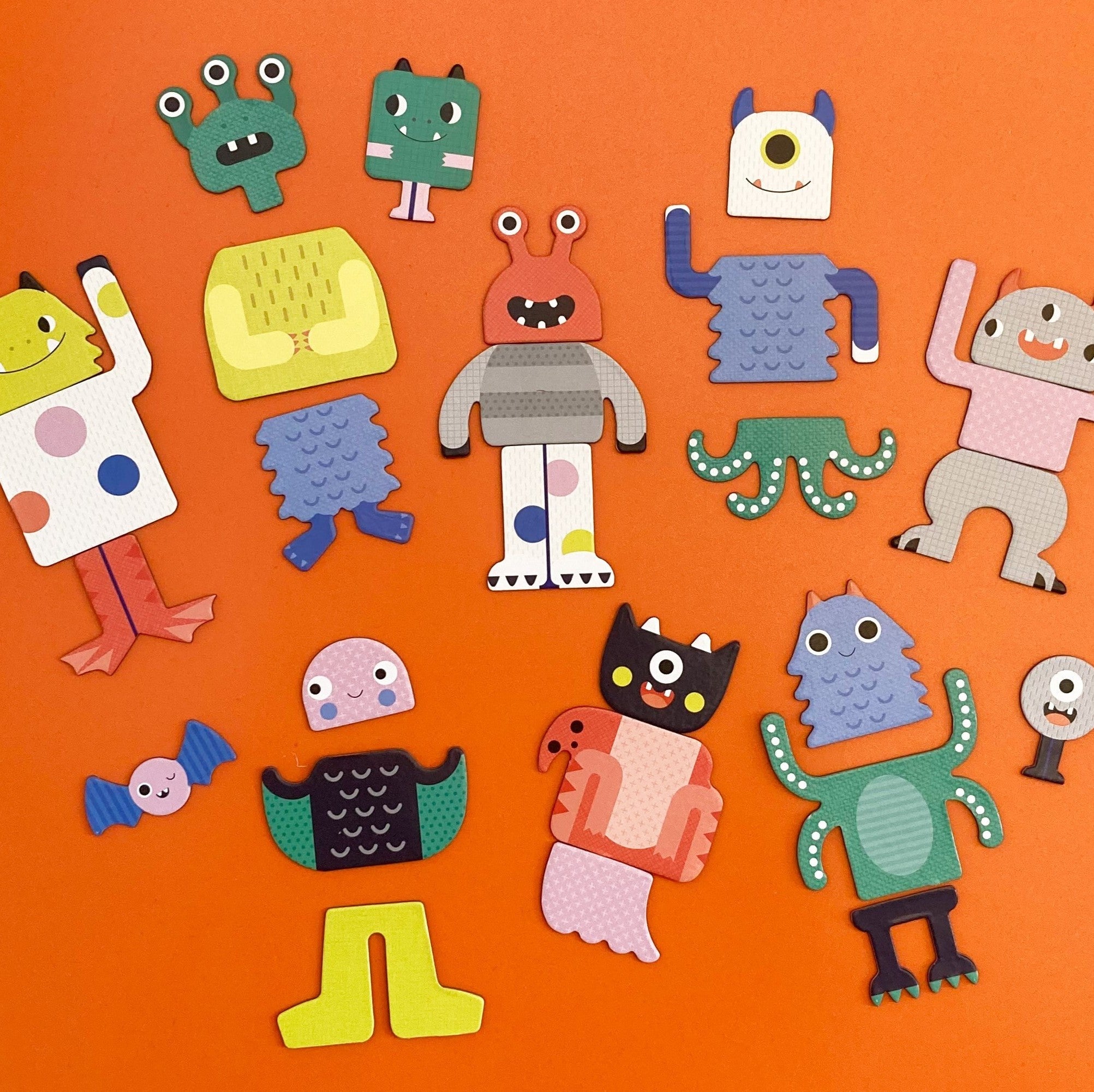Mixed Up Monsters Magnetic Play Set