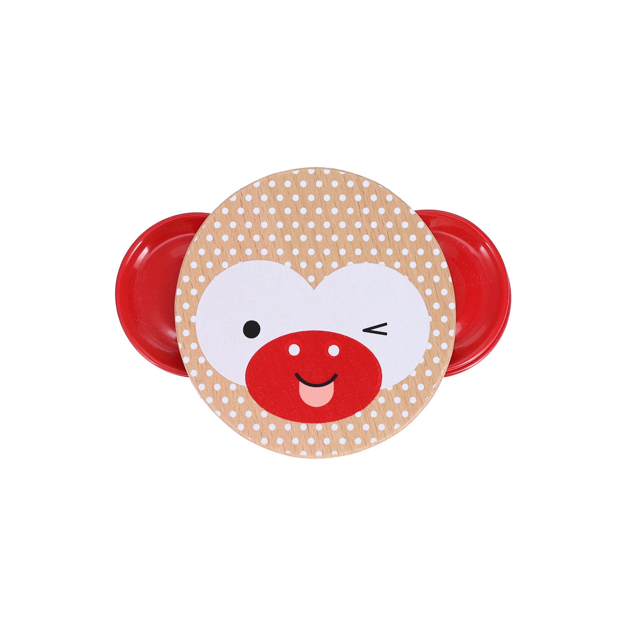 Shake and Play: Wooden Tambourine